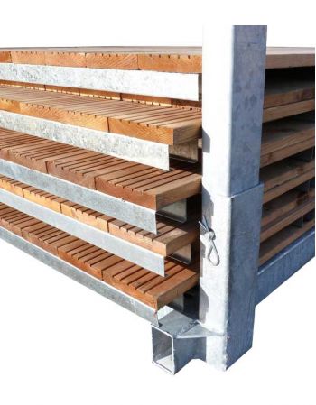 Rack de stockage parquet Structure alu