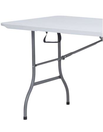 Table pliante pliage central 180 x 75 cm