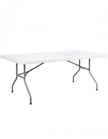 Table rectangulaire pliante polyéthylène 152 x 76 cm