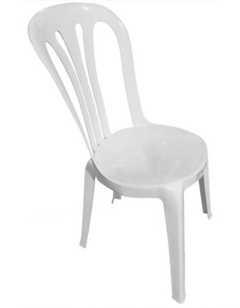 Chaise empilable Garrotxa - Blanche