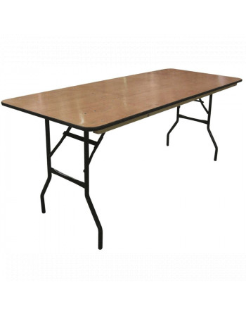 Table pliante assemblable polyéthylène Q+ 240 x91,4 cm